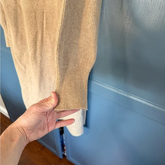 Lucky Brand Women's Camel Cardigan Sweater - Picture 4 of 6